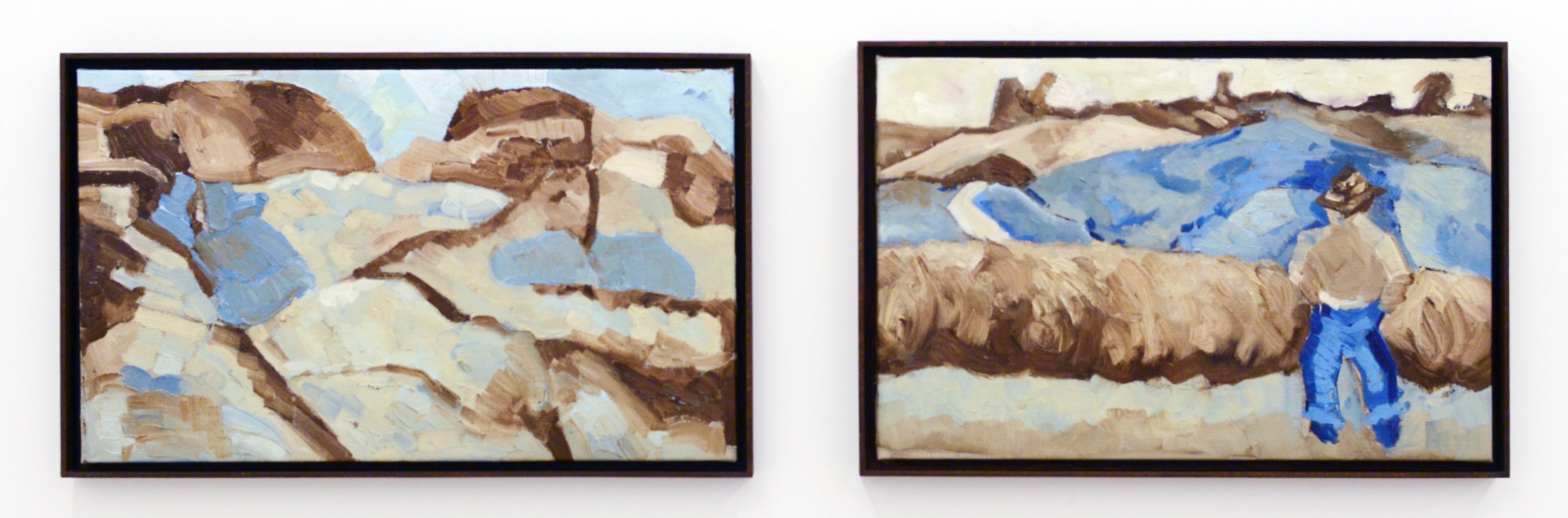 Landscape 1 and Brewery View (Diptych), 2024